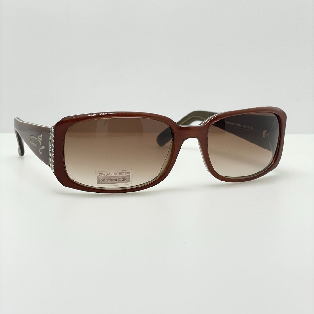 Jonathan Cate Sunglasses Diamond Lil BRN 56-17-130